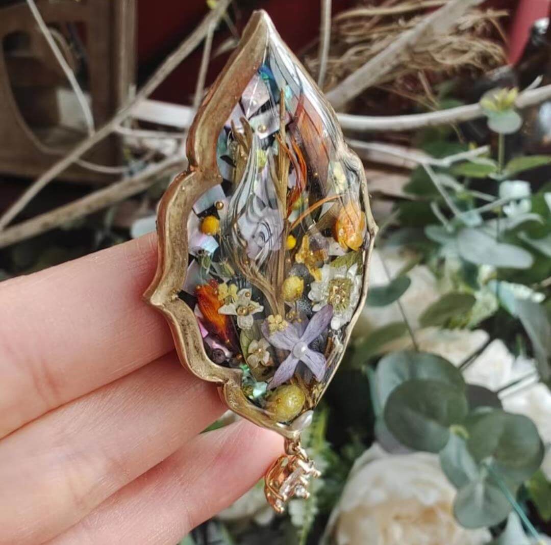 Monet Garden Brooch